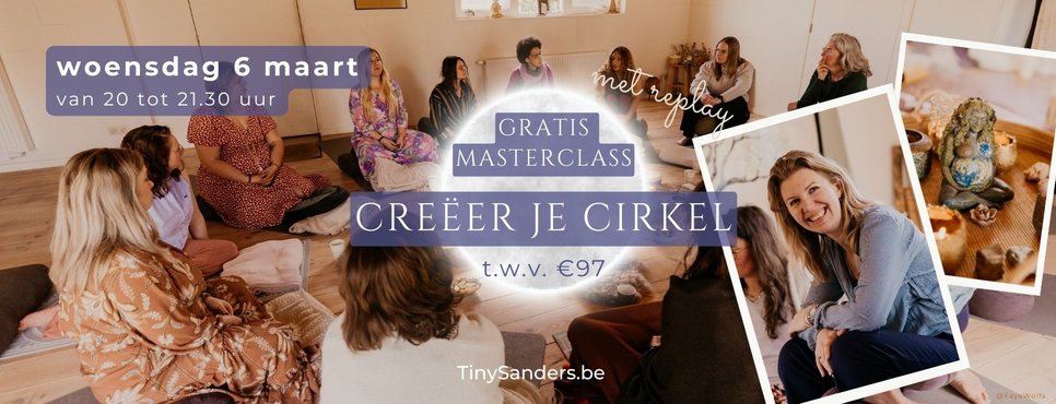 Tiny Sanders vrouwencirkels vrouwencirkel opleiding online live retreat
